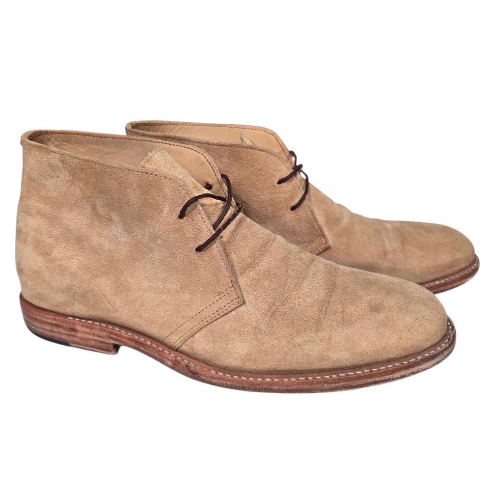 Heritage Boot‎ Co. Hand Crafted Leather Chukka Boots Mens 11D Tan Suede Shoes
